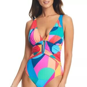 NWT! Bleu Rod Beattie Women's Molded One-Piece Swimsuit - Size 8